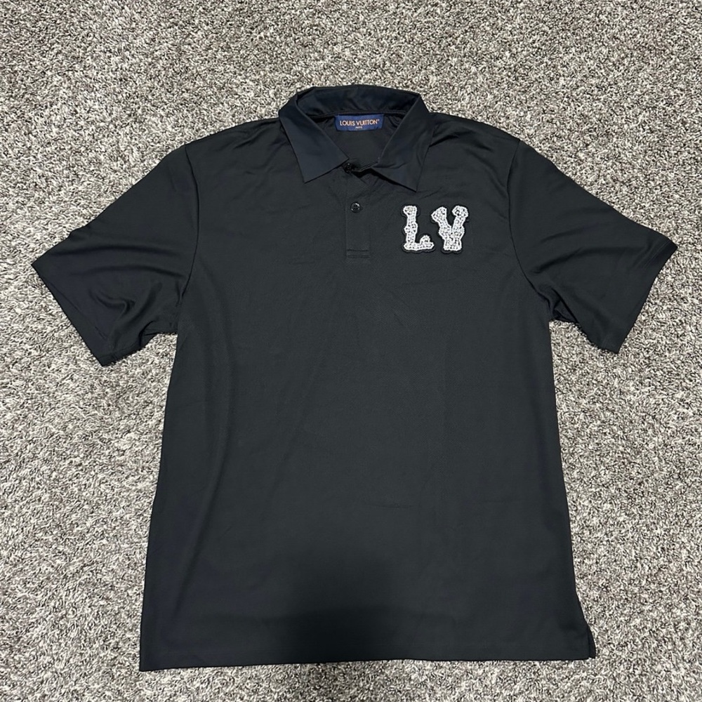 Louis Vuitton Dark Polo with LV Logo